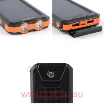 Solar charger А80 (20000 мАч) внешний аккумулятор на солнечной батарее