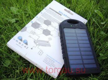 Solar charger HH-33 (16800 мАч) внешний аккумулятор на солнечных батареях