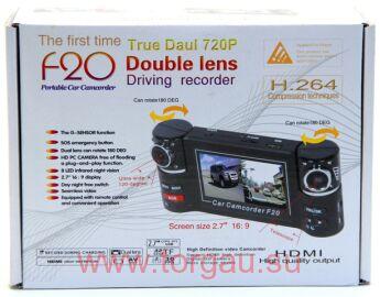 DVR F20 (Две камеры, кнопка SOS)