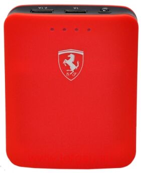 Ferrari Power Bank 15000 mAh, внешний аккумулятор универсальный