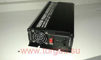 Инвертор автомобильный/преобразователь напряжения 12-220В (1500Вт/3000Вт)