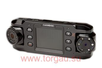 CANSONIC FDV-707 GPS видеорегистратор автомобильный (2ch, Full HD)