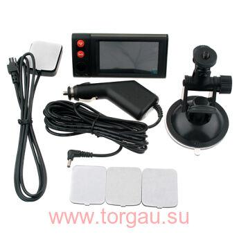 DVR P7-S1 (Две камеры, GPS модуль, сенсорный экран)