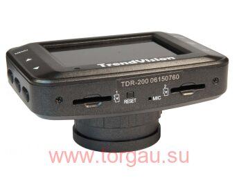 TrendVision TDR-200 видеорегистратор автомобильный (Full HD, 2 карты памяти до 128Гб)
