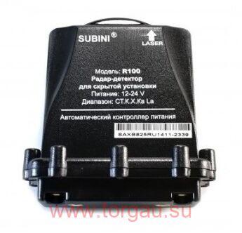 SUBINI STR-825RU Видеорегистратор с радар детектором (разнесенный со скрытой установкой)