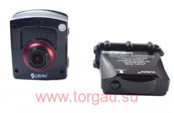 SUBINI STR-825RU Видеорегистратор с радар детектором (разнесенный со скрытой установкой)