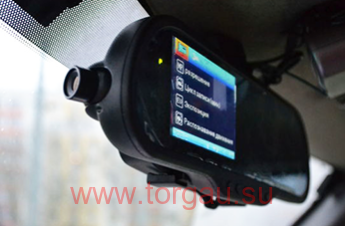 VIZANT-757STK Видеорегистратор в зеркале заднего вида + Радар-детектор +камера заднего вида