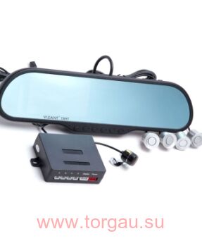 Vizant-757KP Видеорегистратор в зеркале + Радар-детектор +Камера заднего вида + парктроник