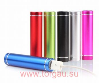 Power Bank 2600mAh компактный внешний аккумулятор "Tube"