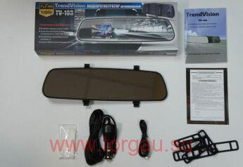 TrendVision TV-103 Автомобильный видеорегистратор в зеркале заднего вида