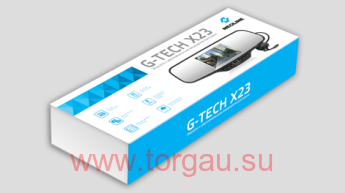Neoline G-tec X23 (зеркало) двухканальный видеорегистратор в зеркале заднего вида