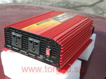 Инвертор (12-220В, 3000/1500Вт) автомобильный/Преобразователь напряжения 12-220В 3000Вт (1500Вт номинал)