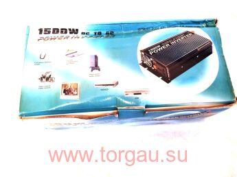 Инвертор автомобильный/преобразователь напряжения 12-220В (1500Вт/3000Вт)