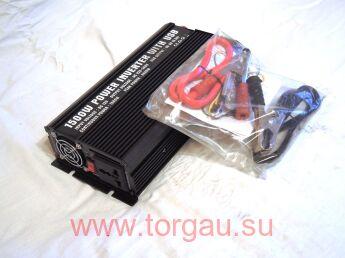 Инвертор автомобильный/преобразователь напряжения 12-220В (1500Вт/3000Вт)