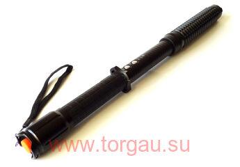 Электрошокер Дубинка Фонарь YB-1120 Молния (раздвижной корпус, съёмные аккумуляторы)