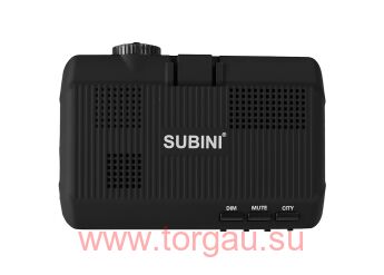 SUBINI STR GH7 Видеорегитсратор с радар-детектором (Full HD, GPS, видит "Стрелку-СТ")