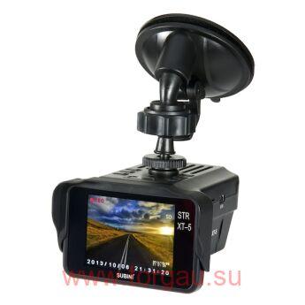 Subini STR XT-5 Видеорегистратор с радар детектором (HD, GPS, обнаружение "Стрелки")