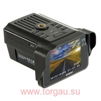 Subini STR XT-5 Видеорегистратор с радар детектором (HD, GPS, обнаружение "Стрелки")
